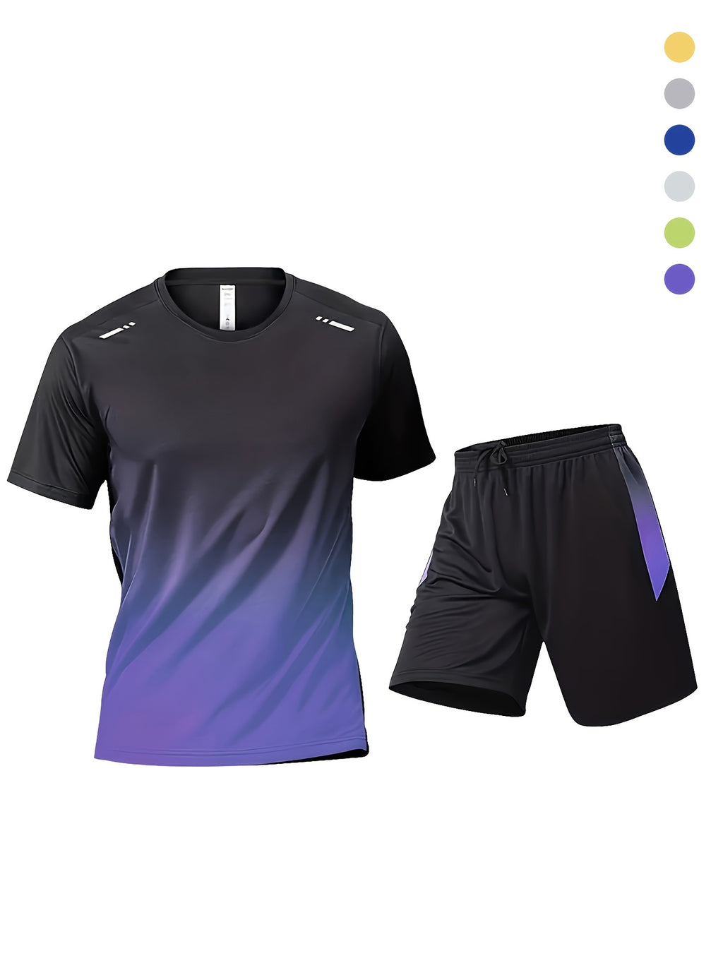 6-Piece Men's Sportswear Set All Season Casual Athletic Outfit Zipper Drawstring Pockets Multi-Color Holiday Gift for Men