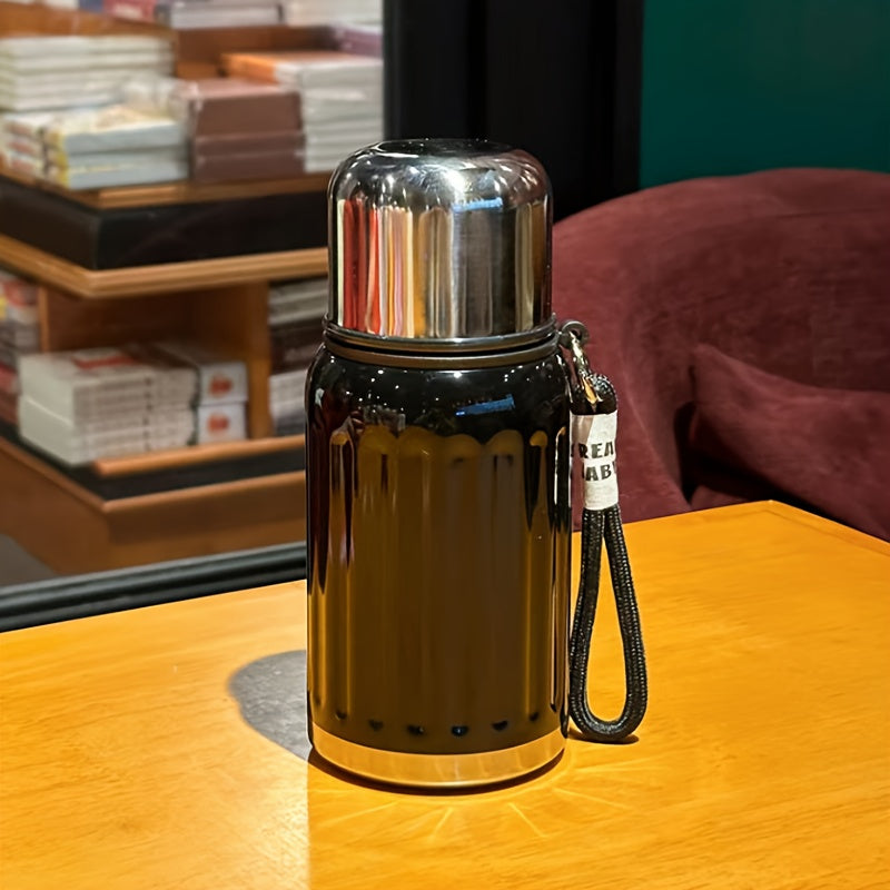 Stainless Steel Thermos 316 Vacuum Insulated Tumbler Keeps Drinks Hot & Cold – Portable Travel Cup for Work School Camping Sports