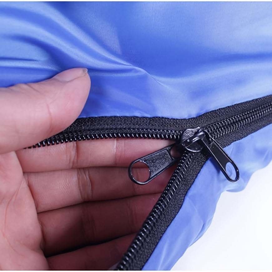 4 Season Sleeping Bag Lightweight Cold Weather – Envelope Design, Drawstring Closure & Adjustable Head Strap | 0–19°F Rated for Camping, Backpacking, Hiking & Mountaineering | 1 or 2 Pack