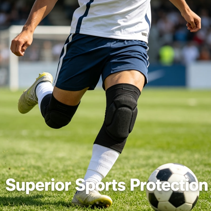 Knee Pads for Adults – Thick Sponge Anti-Slip Knee Sleeves with EVA Foam Padding for Work, Gardening, Flooring, Sports & Outdoor Activities, S/M & Large