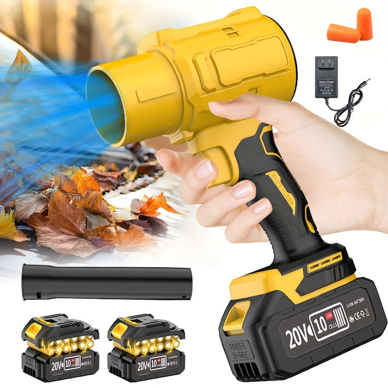 Cordless Leaf Blower 20V 50000RPM – Turbo Air Blower for Leaf Blowing, Snow Removal, Car Drying & Dust Cleaning, Rechargeable Lithium Battery, Lightweight Handheld Outdoor Tool