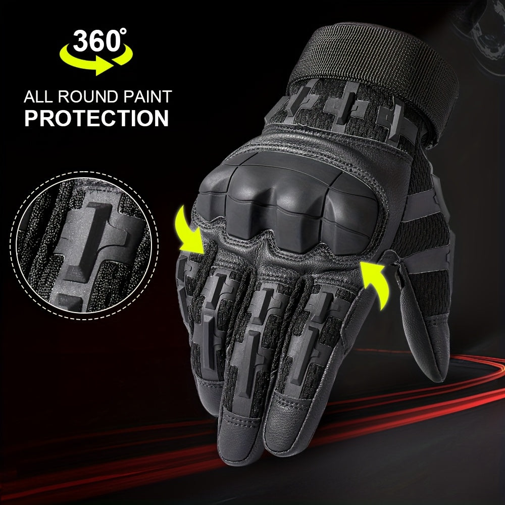 Tactical Gloves Full Finger Touch Screen Men Women Outdoor Hiking Cycling Hunting Shooting Camping Gear Anti-Slip Wear-Resistant Motorcycle Gloves