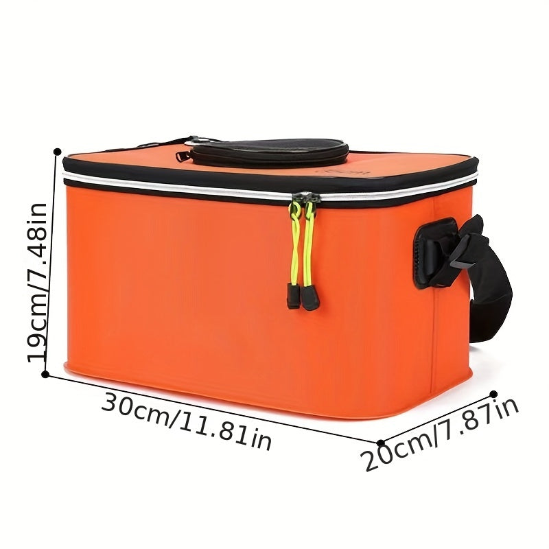 Collapsible Fish Bucket for Fishing – EVA Live Fish Holder, Foldable Bait Bucket & Fish Safety Bag for Outdoor Camping, Multiple Sizes & Colors