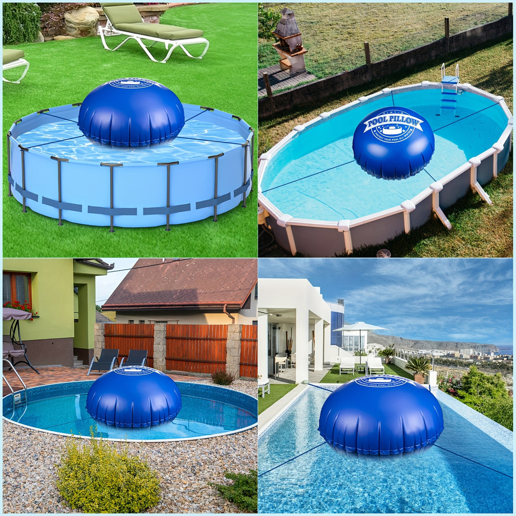 Pool Pillow for Above Ground Pool Winter Cover Air Pillow 0.5mm Thick PVC Cold-Resistant Ice Equalizer with 49.2ft Rope – Winterizing Closing Kit 5FT 6FT 7FT 8FT for Above Ground Pools