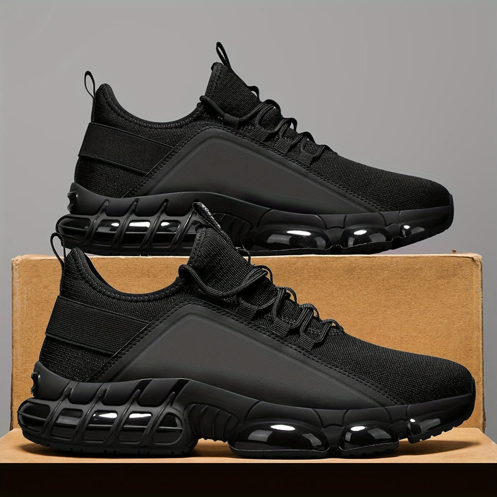 Men's Lightweight Breathable Running Shoes Air Cushion Low-Top Sneakers – Fabric Upper Athletic Shoes for Gym, Training, Hiking & Casual Wear US 6.5-13.5