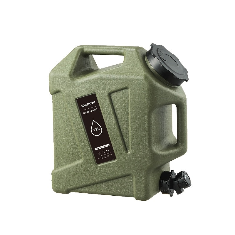 Water Jug with Spigot & 2 Handles – BPA Free PVC Water Container 2.6 to 5 Gal for Camping, RV, Hiking & Outdoor Water Storage, Multiple Colors & Sizes