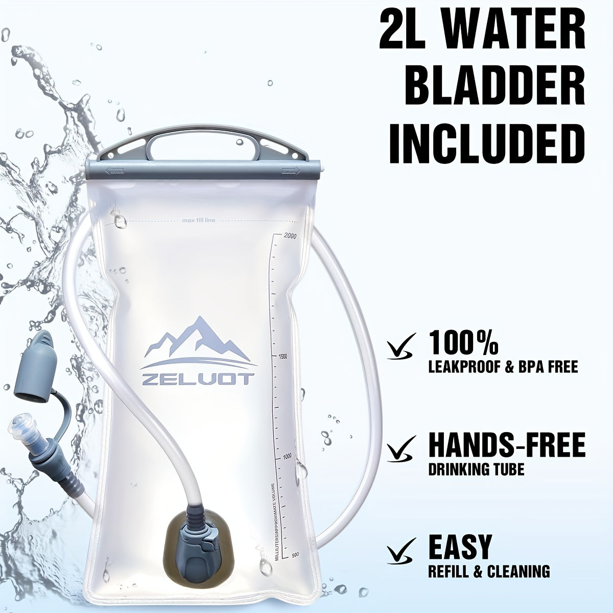 Running Hydration Vest with 3L Water Bladder – Lightweight Adjustable Chest Pack, Reflective Gear Holder for Men & Women, Trail Running, Hiking & Marathon, 7 Colors