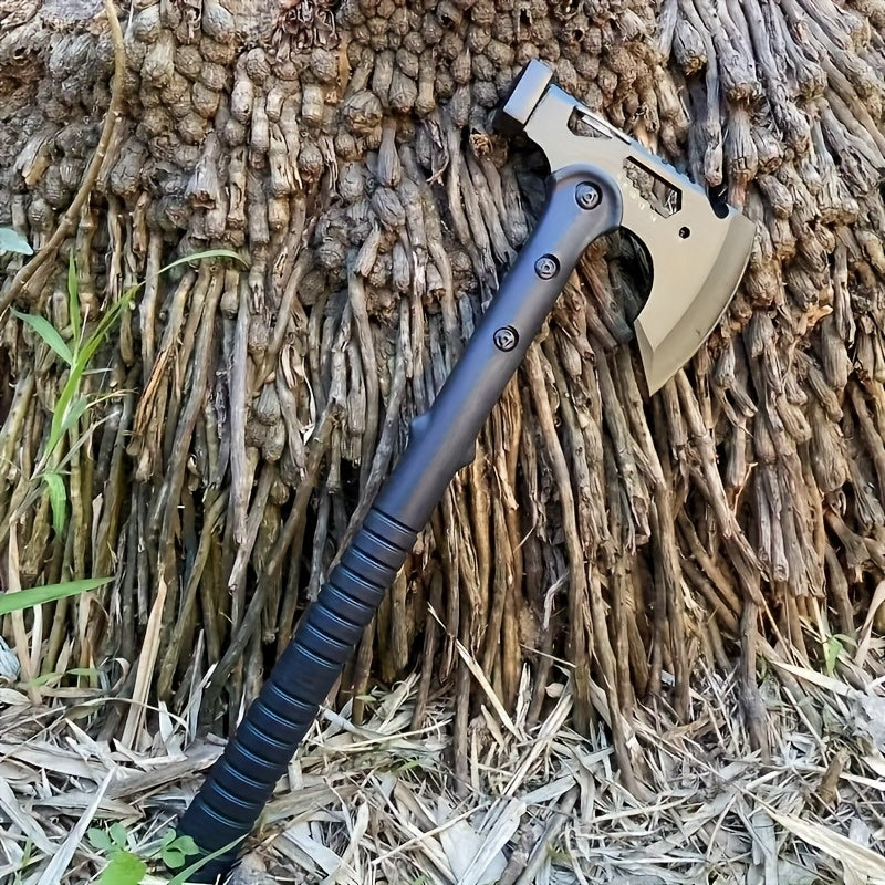 Camping Axe Wood Splitting Hatchet Portable Outdoor Axe High Hardness Firewood Cutting Logging Axe for Camping Hiking Survival