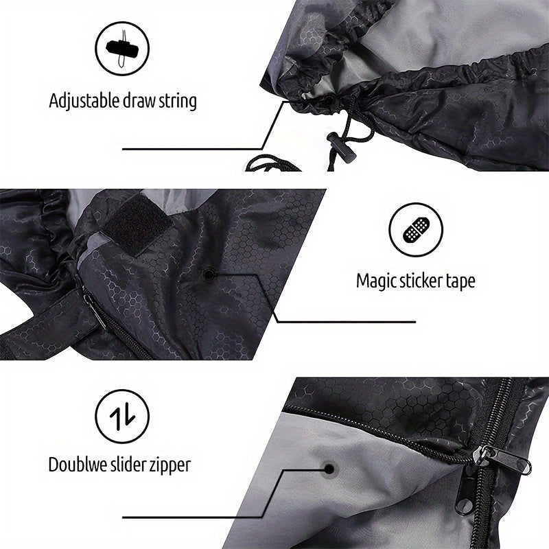 Camping Sleeping Bag with Pillow and Compression Sack Lightweight 3 Season Sleeping Bag Set for Adults Hiking Backpacking Outdoor Travel Emergency 5 Colors