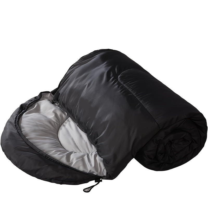 Camping Sleeping Bag with Pillow and Compression Sack Lightweight 3 Season Sleeping Bag Set for Adults Hiking Backpacking Outdoor Travel Emergency 5 Colors