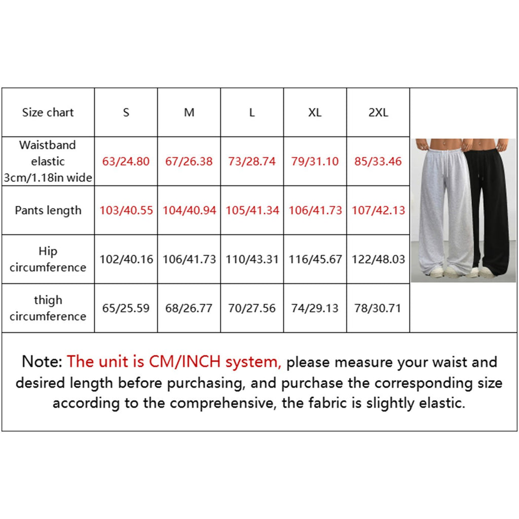 Women's Wide Leg Sweatpants 2-Pack Elastic Waist Loose Casual Joggers with Pockets for Workout Training Loungewear All Season S M L XL XXL Mixed Colors