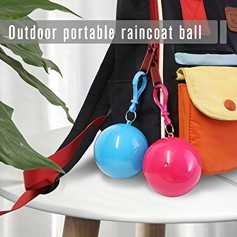 3-Pack Emergency Waterproof Raincoat with Keychain – Disposable Poncho for Camping Hiking Outdoor Sports Amusement Parks Adults Mixed Colors
