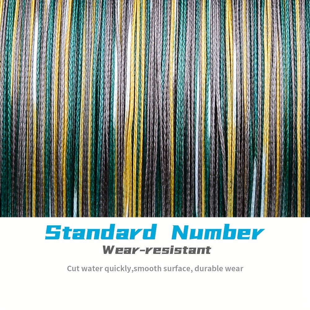 Braided Fishing Line 8 Strand 1094 Yards – Zero Stretch Superline 10LB to 100LB Test, Abrasion Resistant, Freshwater & Saltwater, Gray Green Blue Camo, 1000M Spool