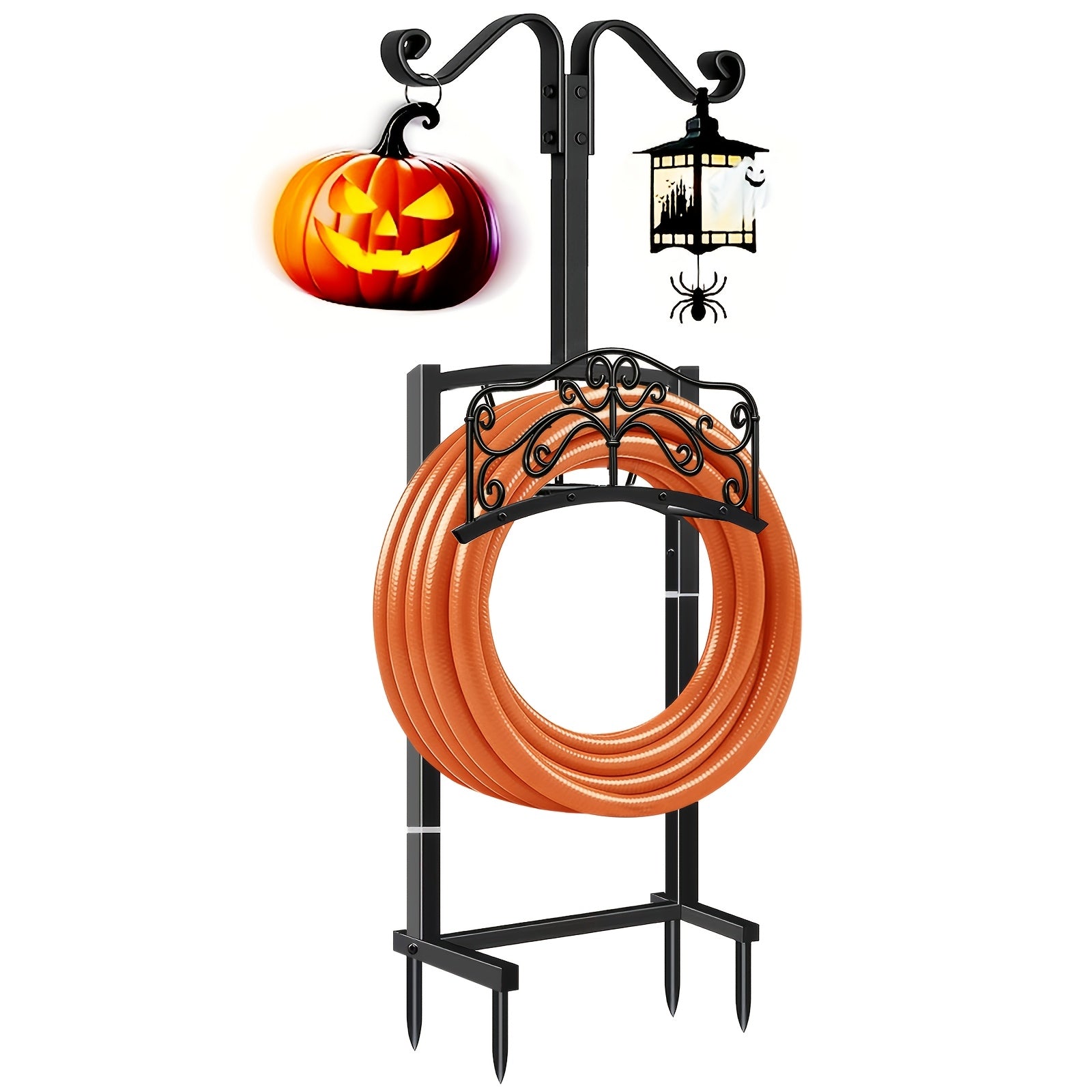 Garden Hose Holder Outdoor Wall Mount & Freestanding Hose Reel Rack – Heavy Duty Metal, Rust-Resistant, Multi-Style Options for Lawn Patio Yard