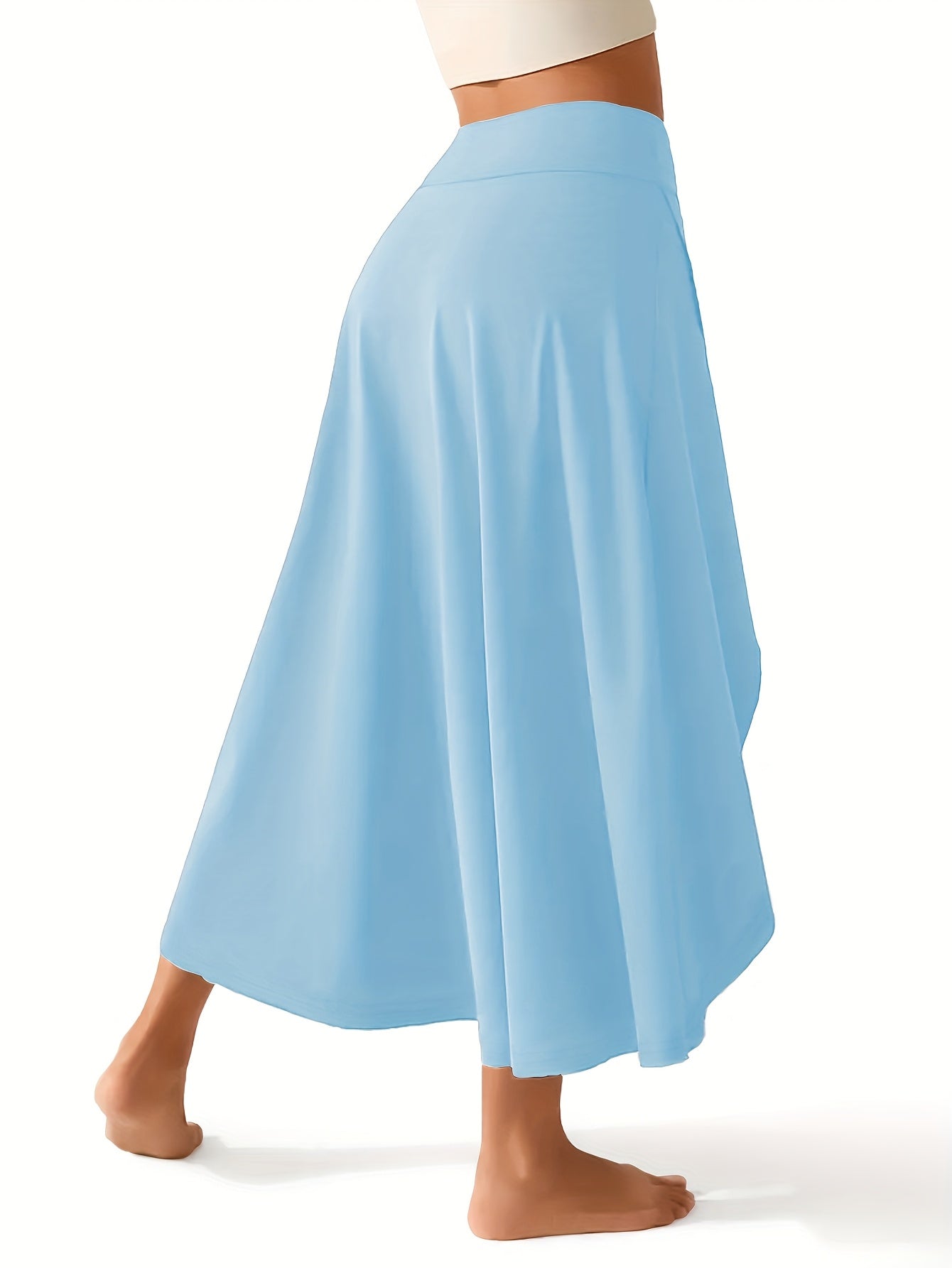 Women's High Waist Skort with Inner Shorts & Pockets – 2-in-1 Lightweight Stretchy Activewear Skirt for Sports, Gym, Workout & Casual Wear, Machine Washable, XS-XXL
