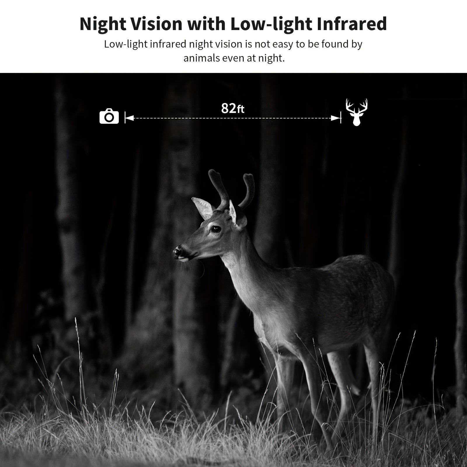 4G LTE Trail Camera 4K Live View Solar Powered 0.2s Trigger Night Vision 120° Wide Angle Built-in SIM Card Phone App Remote Access – Cellular Game Camera for Hunting Wildlife Deer