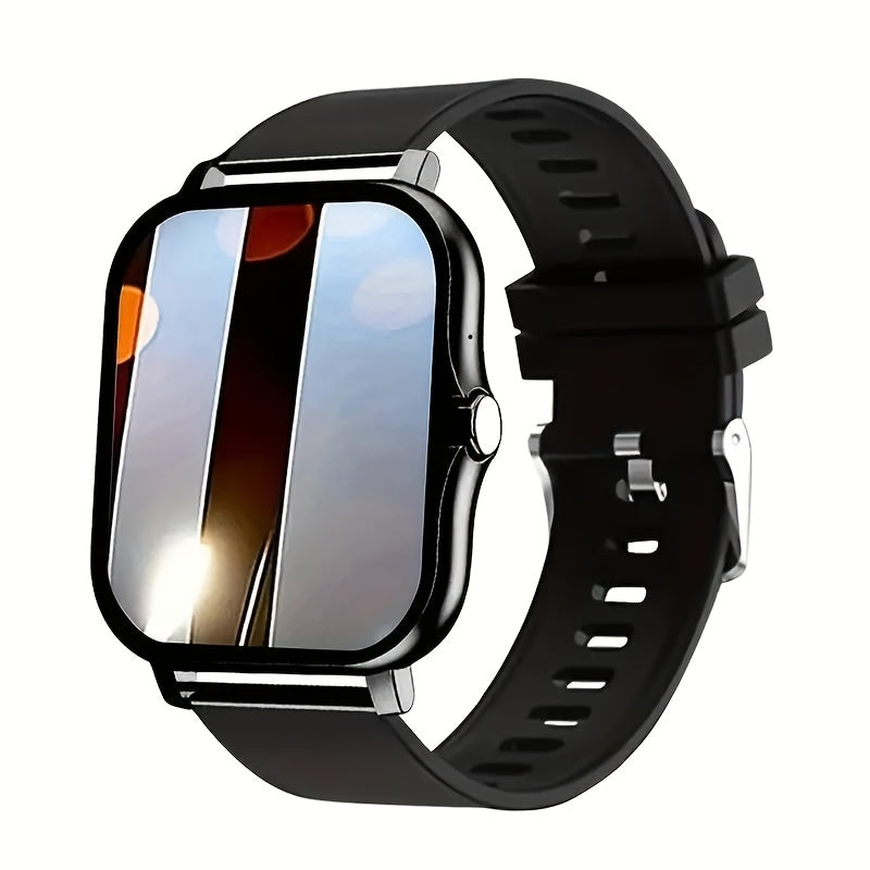 Smartwatch Full Touch Screen Wireless Calling Multi-Sport Modes Music Control Magnetic Charging Compatible with iPhone Android Men Women Fashion Sports Watch