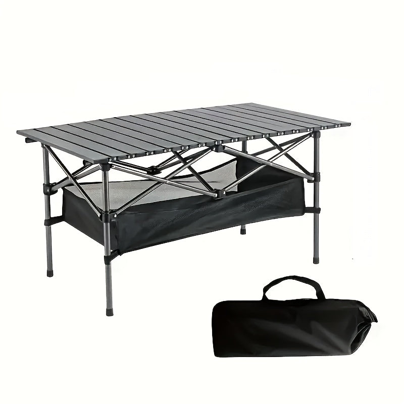 Folding Camping Table with Carry Bag - Lightweight Portable Beach Table for Outdoor Cooking, Picnic, BBQ, Boat, Backyard & Travel | S & M Sizes