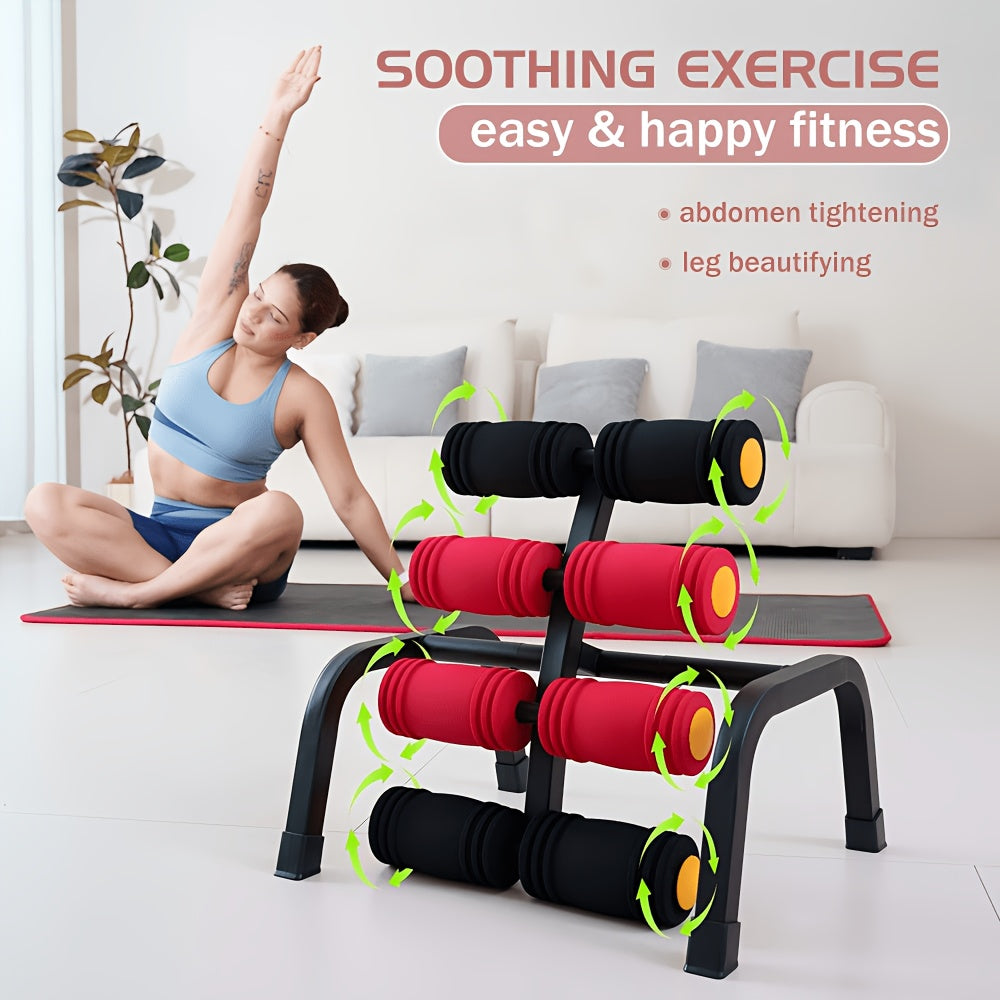 Mini Inversion Table Back Stretching Machine – Ab Trainer Handstand Training Yoga Home Gym Equipment for Back Pain Relief Core Strength Full Body Workout – Compact Space-Saving Design
