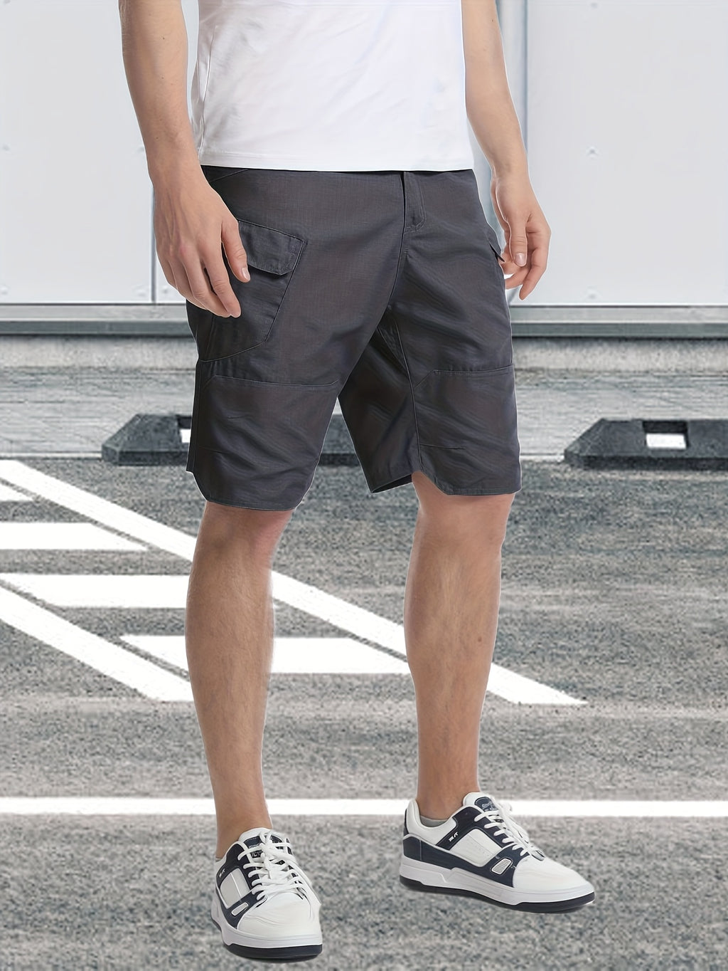 Men's Cargo Shorts Breathable Quick Dry Tactical Work Shorts Multi-Pocket S-XXXL – Outdoor Hiking Fishing Camping Military Style Shorts for Men Black Khaki Grey Green
