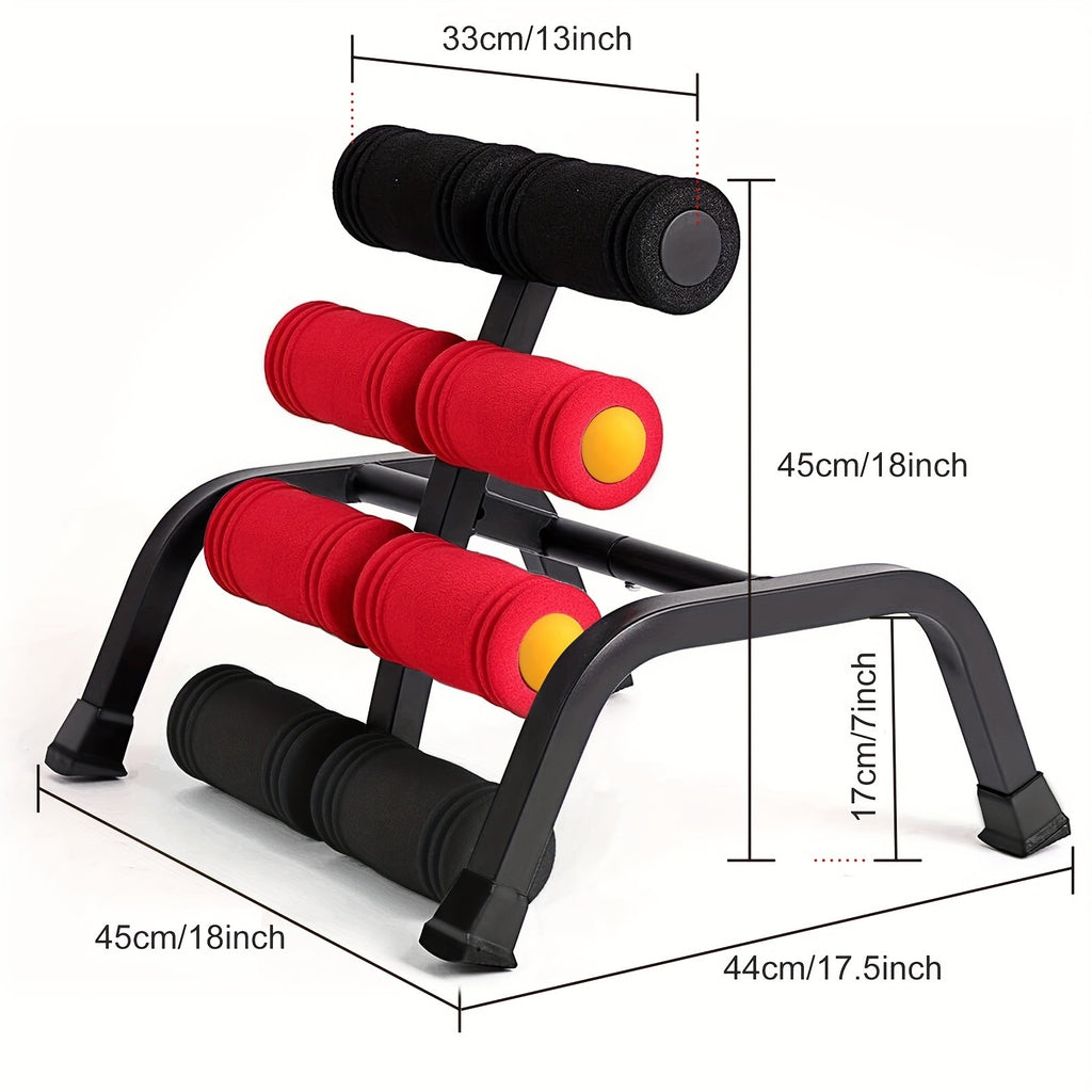 Mini Inversion Table Back Stretching Machine – Ab Trainer Handstand Training Yoga Home Gym Equipment for Back Pain Relief Core Strength Full Body Workout – Compact Space-Saving Design