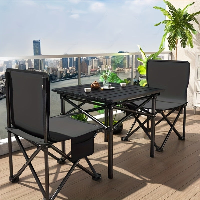 Portable Folding Camping Table with Storage Bag - Lightweight Large Outdoor Picnic Table for Camping, BBQ, Garden, Beach & Backyard, Foldable Camp Table for Family