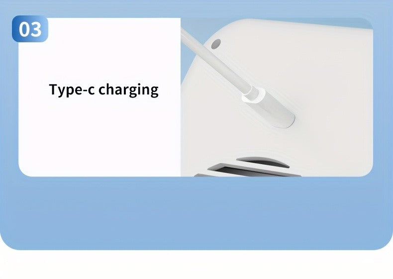 Portable Air Conditioner Fan - 6000mAh Rechargeable Personal Cooling Fan, USB-C Charging, 2 Wind Speeds & 2 Wind Modes, Touch Control, Indoor Outdoor Portable Mini AC Fan for Home, Office & Travel