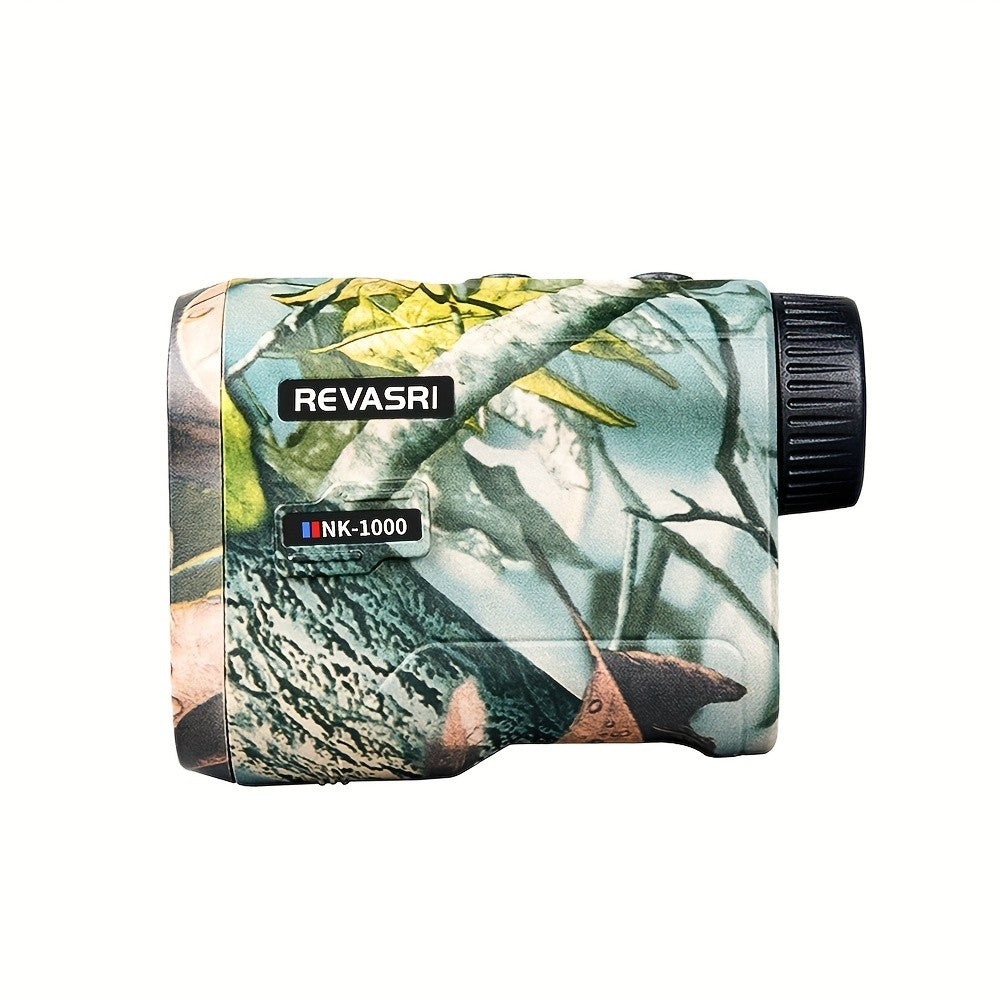 1000M Laser Rangefinder Golf Hunting Rangefinder Monocular Slope Compensation Flagpole Lock Speed Scan Mode USB Rechargeable Camouflage Outdoor