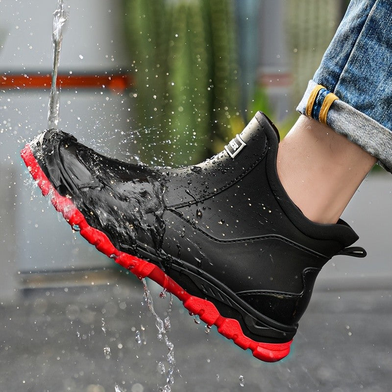 Short Rain Boots for Men & Women – Waterproof Non-Slip Outdoor Rubber Boots for Hiking, Rainy Days, Car Wash & Garden, US 6-11, Multiple Colors