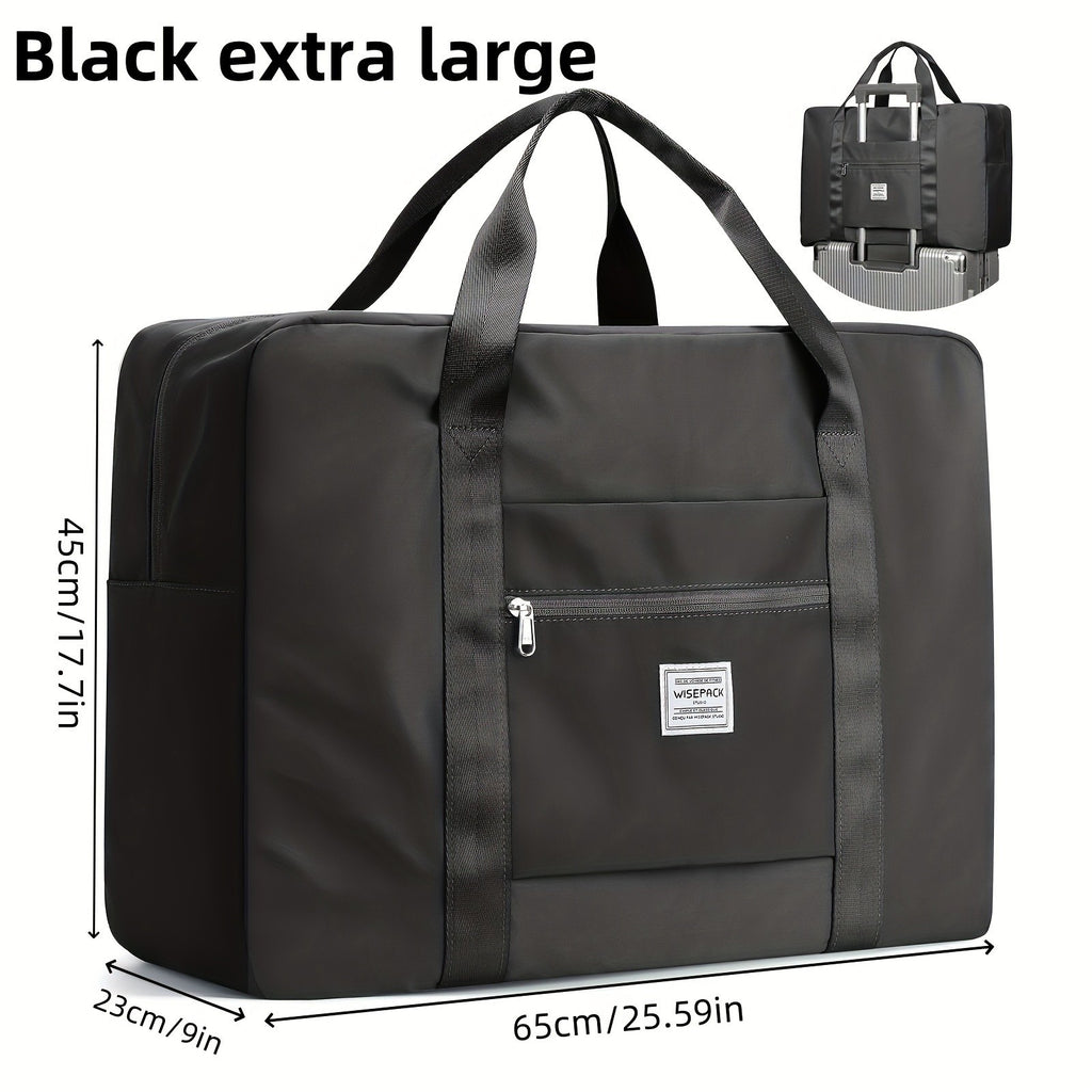 Large Gym Bag for Women Men Oversized Travel Tote Bag 17.7 Gallon Nylon Sports Duffel Bag Weekend Overnight Fitness Workout Bag Purple Pink Black
