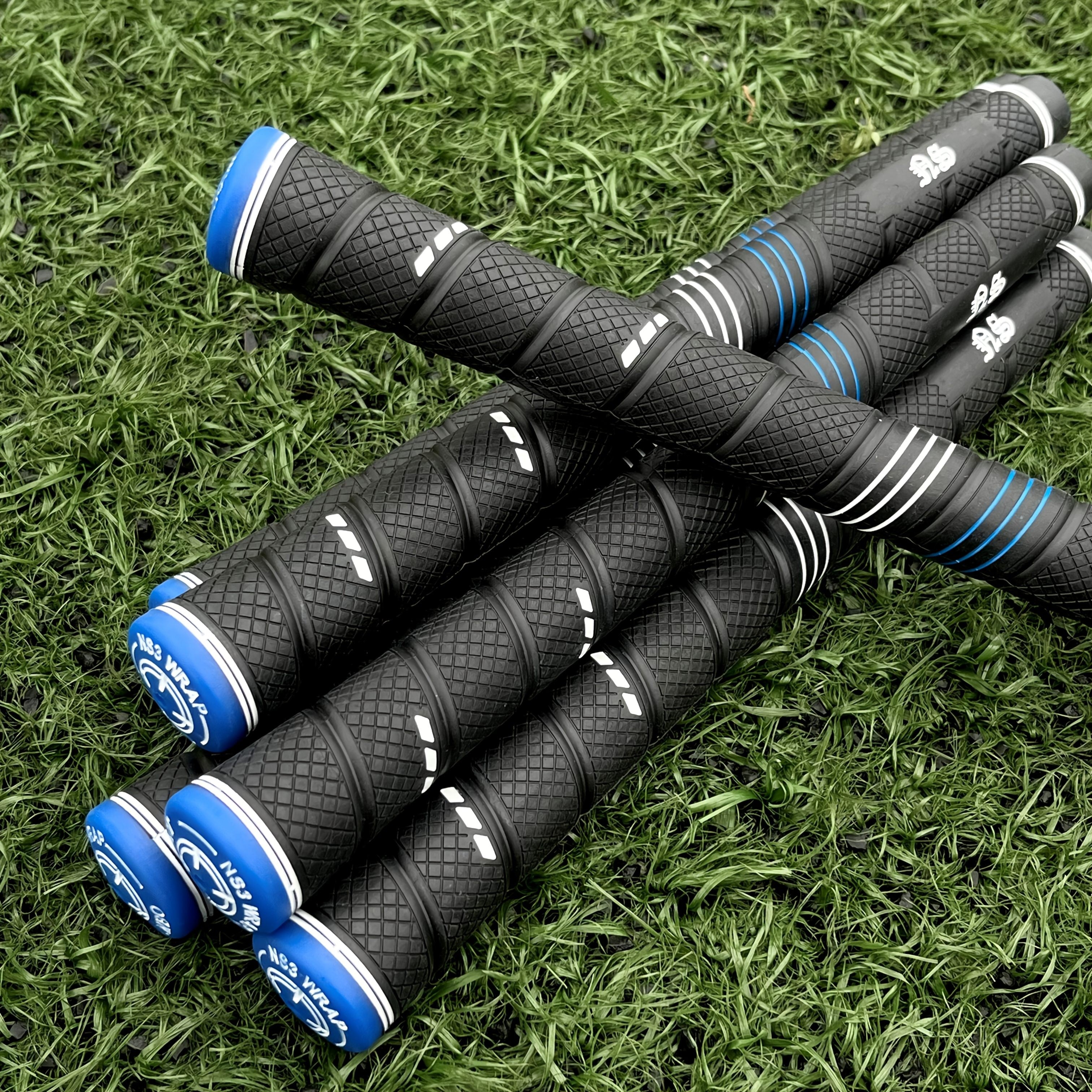 Jumbo Golf Grips 10-Pack Oversized Soft Rubber Anti-Slip for Iron & Wood Clubs - Ergonomic Precision Control Golf Club Grips for Men Women All Skill Levels - Blue Golf Accessories