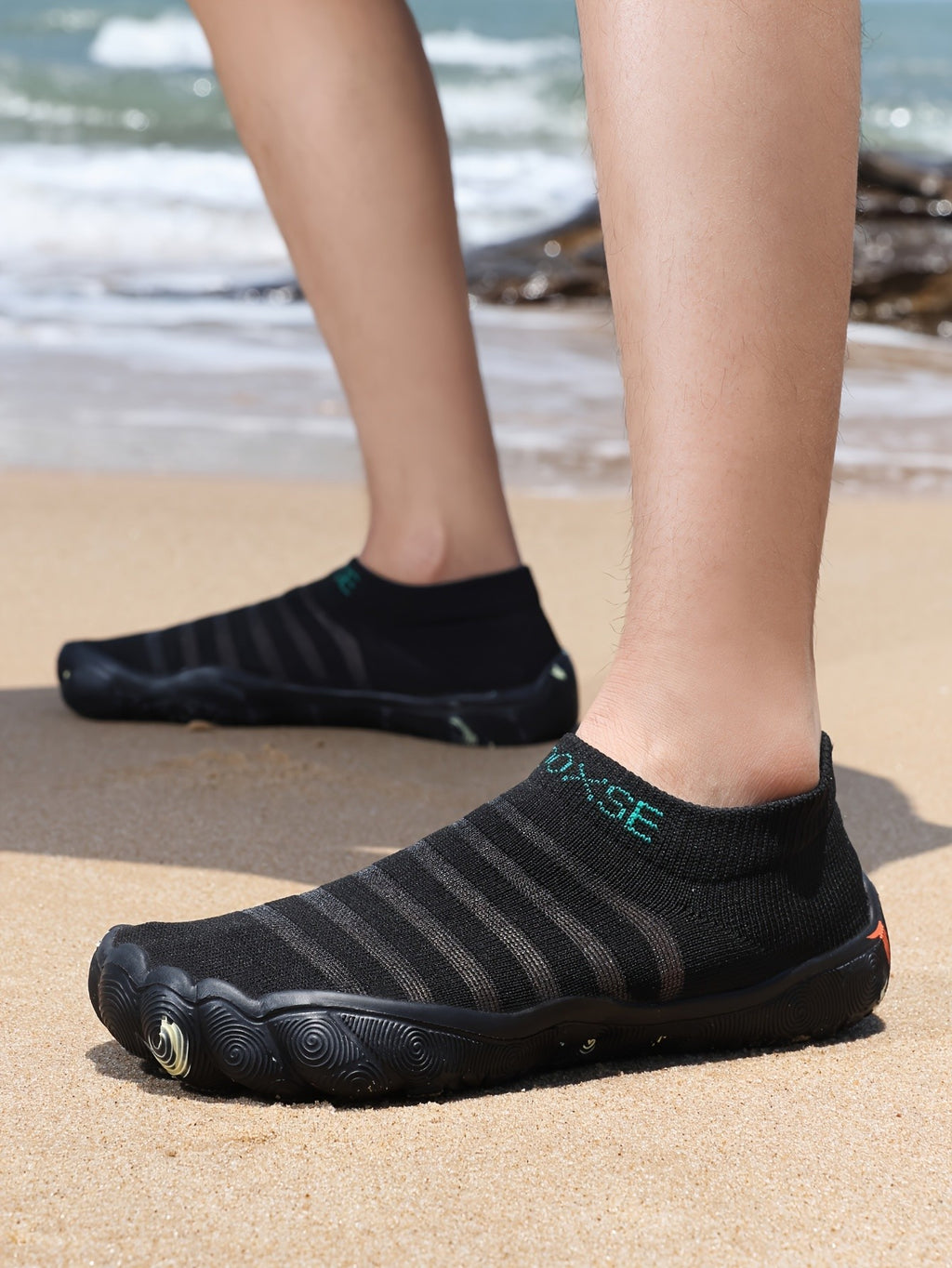 Women's Lightweight Water Shoes Breathable Outdoor Hiking Beach River Wading - TPR Sole Ergonomic Design All Season Footwear - White Black Yellow Red US 5 to 13