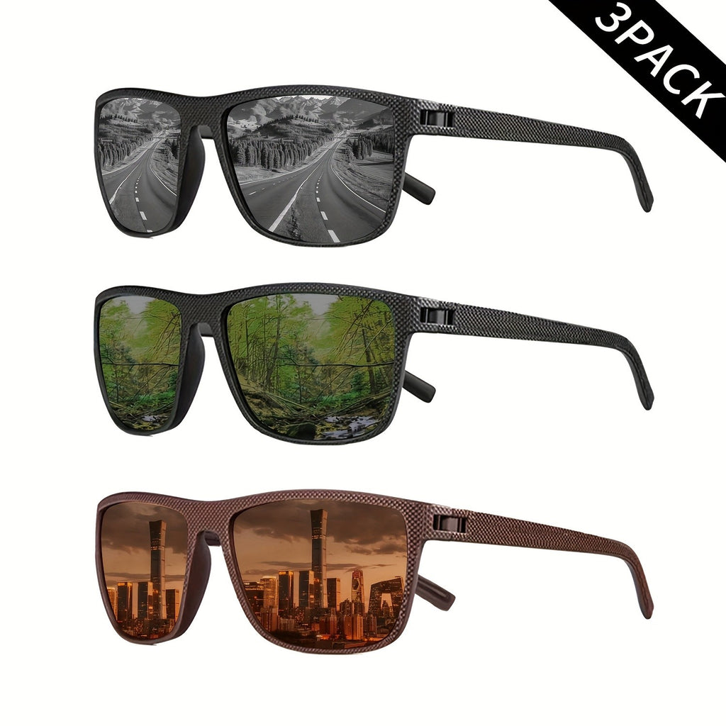 UV Protection Sunglasses 6-Pack for Men Women – Lightweight PC Frame Anti-Glare High-Definition Lenses, Outdoor Driving Sports Eyewear, Bulk Glasses Set