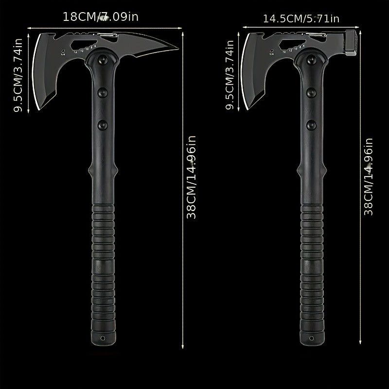 Camping Axe Wood Splitting Hatchet Portable Outdoor Axe High Hardness Firewood Cutting Logging Axe for Camping Hiking Survival
