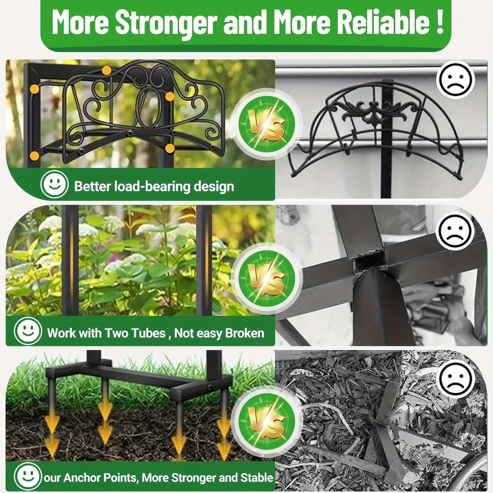 Garden Hose Holder Outdoor Wall Mount & Freestanding Hose Reel Rack – Heavy Duty Metal, Rust-Resistant, Multi-Style Options for Lawn Patio Yard