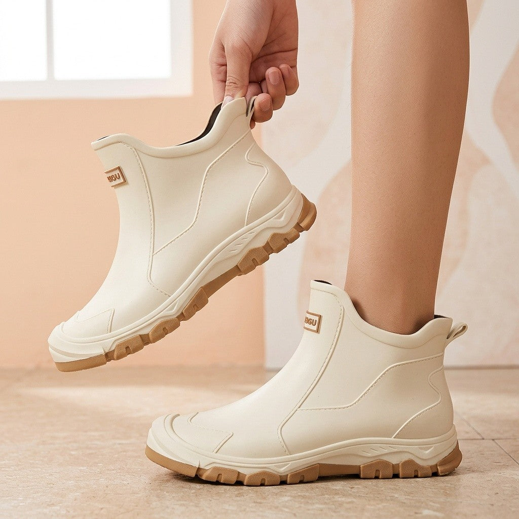 Short Rain Boots for Men & Women – Waterproof Non-Slip Outdoor Rubber Boots for Hiking, Rainy Days, Car Wash & Garden, US 6-11, Multiple Colors