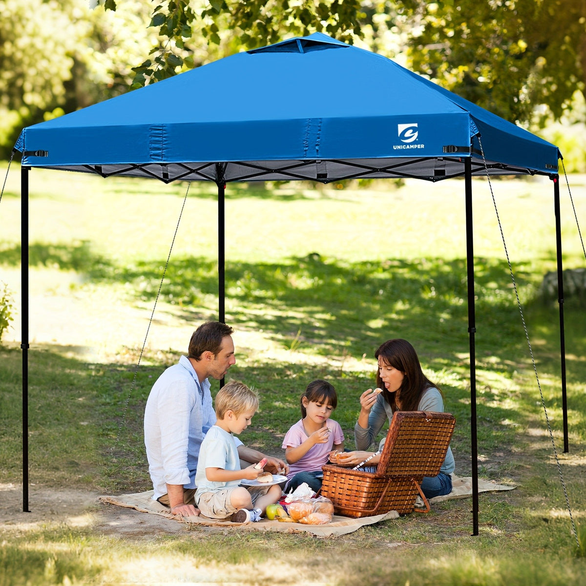 10x10 FT Canopy Replacement Top Cover Waterproof with Ventilation Ports for Straight-Leg Pop-Up Canopy Tent Outdoor Camping Patio Garden Events 11 Colors