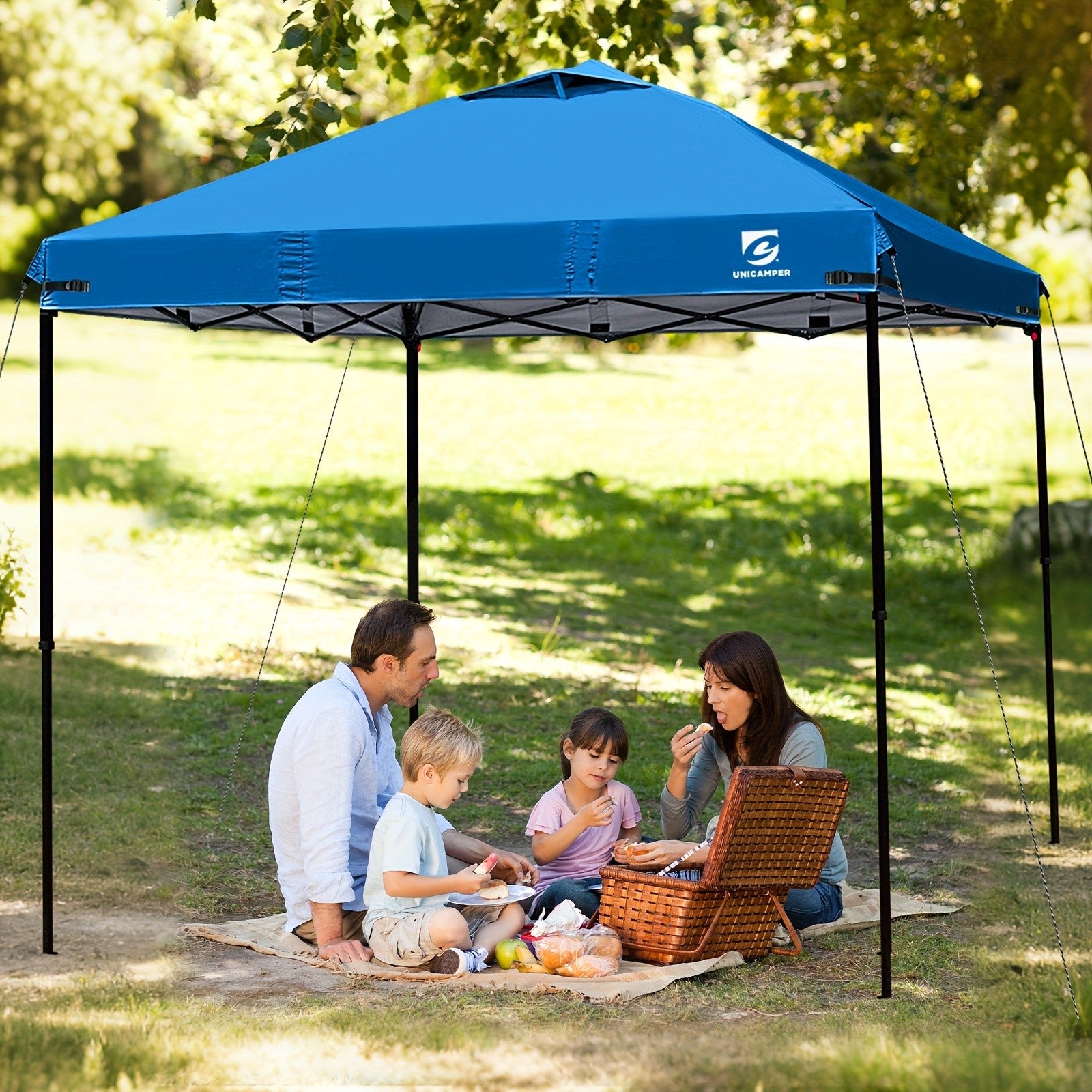 10x10 FT Canopy Replacement Top Cover Waterproof with Ventilation Ports for Straight-Leg Pop-Up Canopy Tent Outdoor Camping Patio Garden Events 11 Colors
