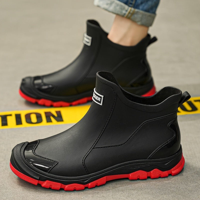 Short Rain Boots for Men & Women – Waterproof Non-Slip Outdoor Rubber Boots for Hiking, Rainy Days, Car Wash & Garden, US 6-11, Multiple Colors