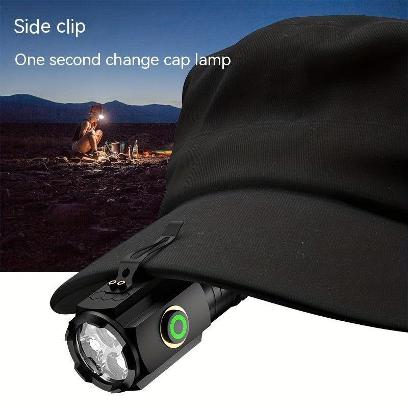 3000LM Rechargeable Tactical Flashlight with Magnetic Base & Long Range Beam – Outdoor Camping Emergency Household LED Torch