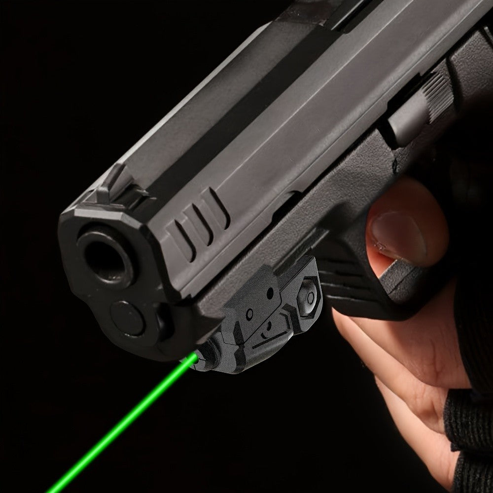 Picatinny Rail Laser Sight with Type-C Charging – Ultra Compact Green Red Purple Laser for 20mm Rail Pistols Rifles Handguns Ambidextrous Left Right Hand Compatible
