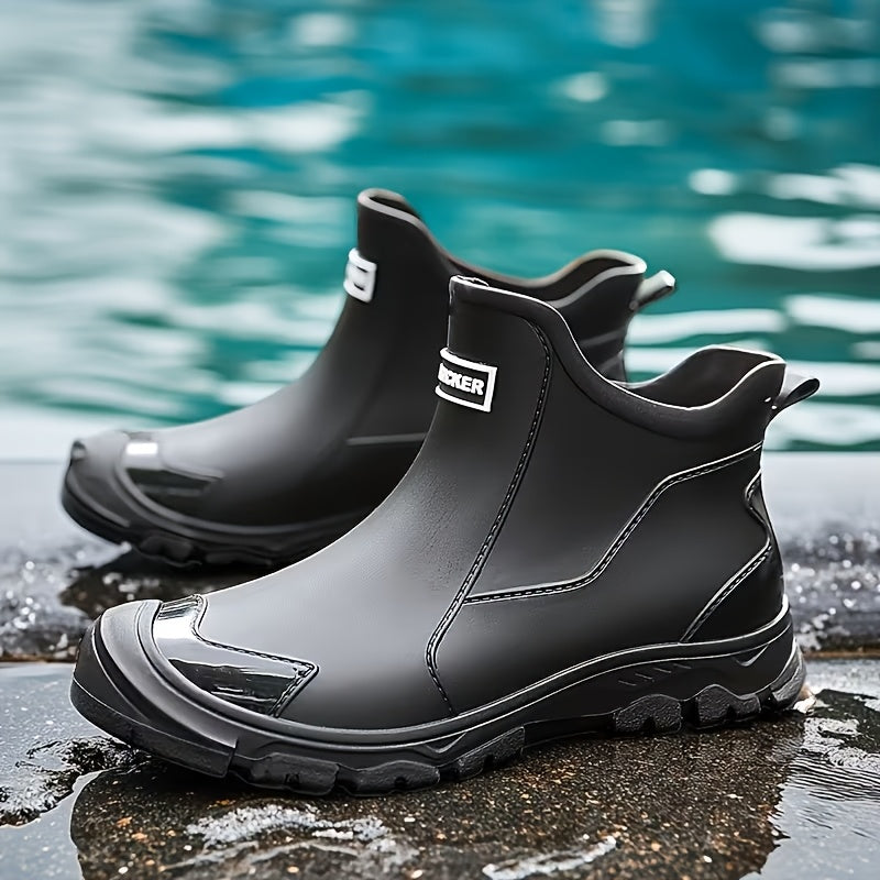 Neoprene Deck Boots for Women Non-Slip – High Traction Rubber Sole, Waterproof Ankle Boots for Fishing, Boating, Sailing & Outdoor, Saltwater Ready, Sizes 5.5–11, Black, Beige & Red