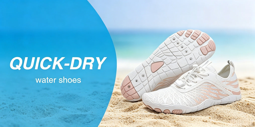 Barefoot Water Shoes Women Wide Toe Box Minimalist Sneakers Quick-Dry Non-Slip Lightweight Beach Pool Swim Yoga Fitness Aqua Shoes