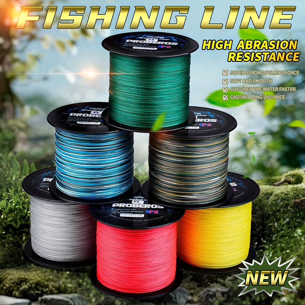 Braided Fishing Line 8 Strand 1094 Yards – Zero Stretch Superline 10LB to 100LB Test, Abrasion Resistant, Freshwater & Saltwater, Gray Green Blue Camo, 1000M Spool