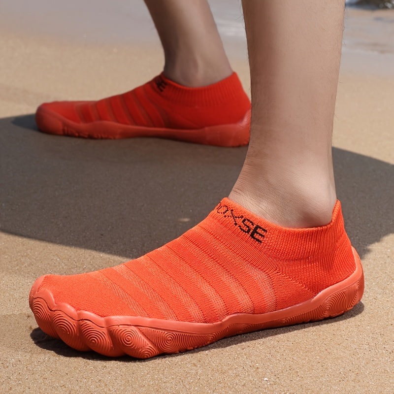 Women's Lightweight Water Shoes Breathable Outdoor Hiking Beach River Wading - TPR Sole Ergonomic Design All Season Footwear - White Black Yellow Red US 5 to 13