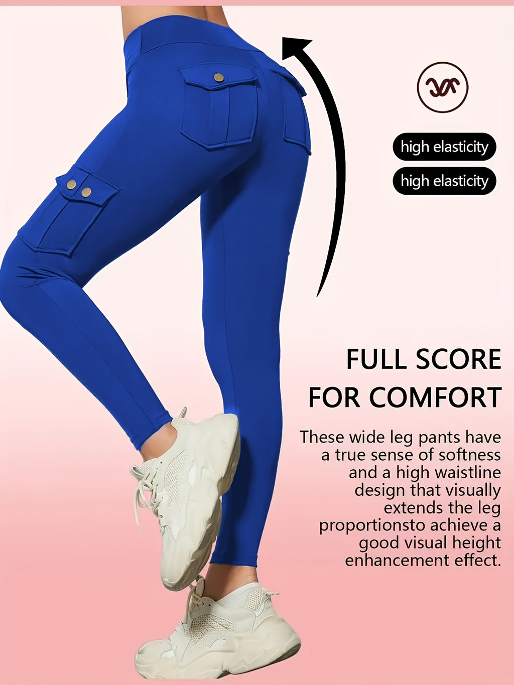 Women's Compression Leggings 3-Pack High Waisted with Flap Pockets Button Design All-Season Elastic Running Yoga Gym Sports Leggings Black Blue Gray Pink Red M-XXL