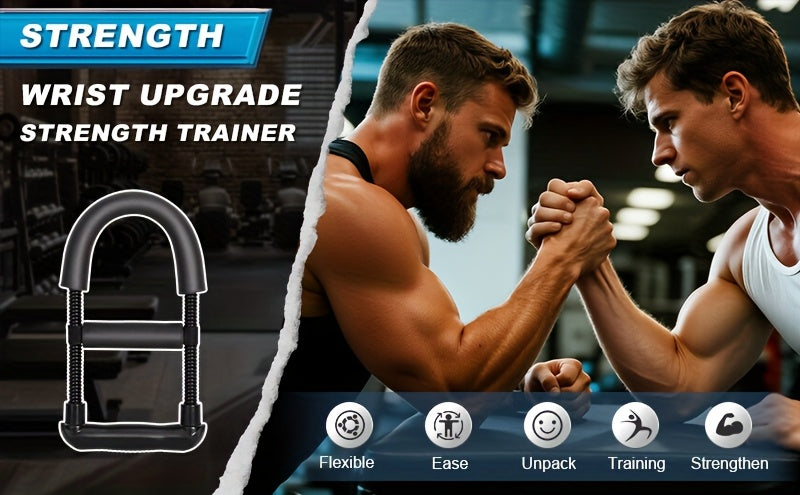 Forearm Strengthener Wrist Exerciser Adjustable Tension Hand Grip Trainer Arm Strength Developer for Home Gym Workout Beginner and Pro 1pc or 2pcs