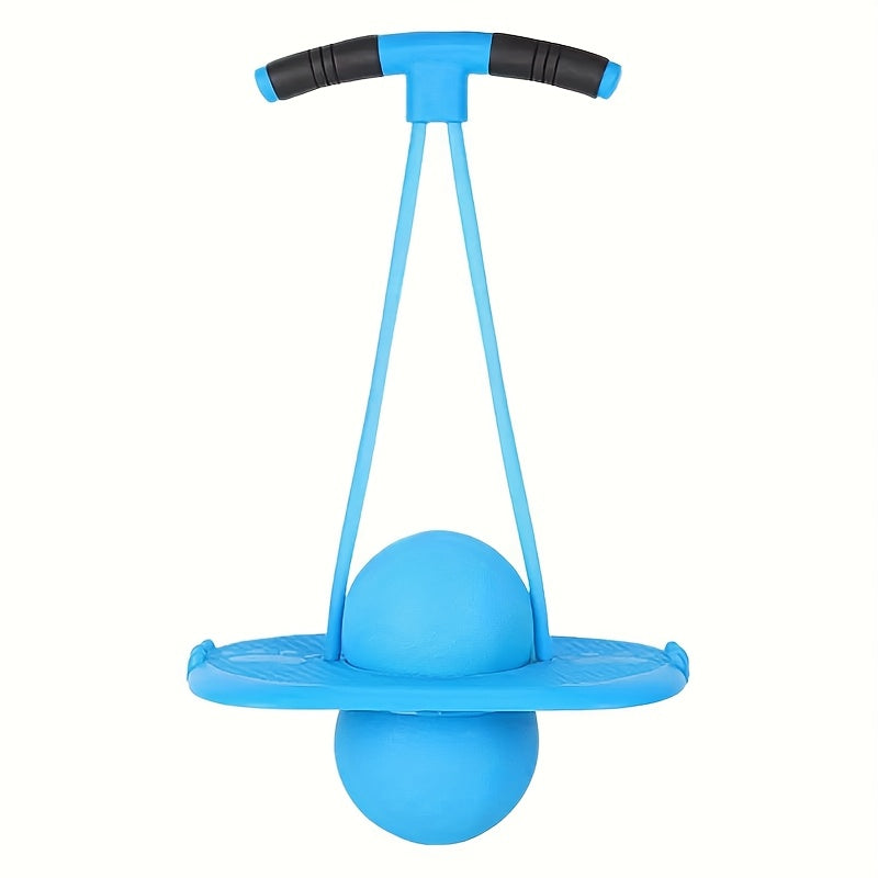 Fitness Bounce Ball High Elasticity Hopper Ball with Handle Durable Wear-Resistant Thick Load-Bearing for Adults Teens Ages 14+ Outdoor Fun Exercise Purple Red Blue
