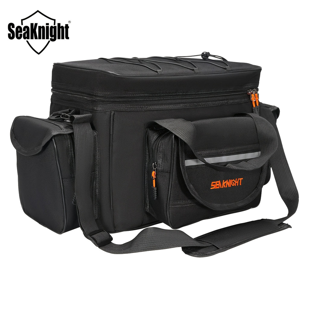 Fishing Tackle Bag Camouflage Durable Nylon Shoulder Carry Fishing Gear Bag for Hiking Travel Lure Storage Organizer
