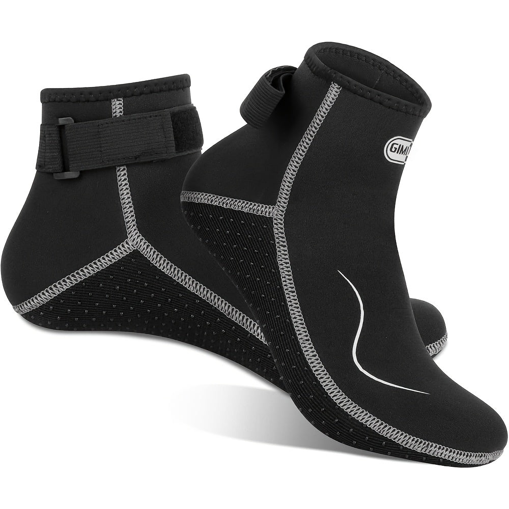 3mm Neoprene Diving Socks High Low Cut Wetsuit Socks for Men Women – Snorkeling Paddle Board Kayaking Beach Water Sports S-XXL